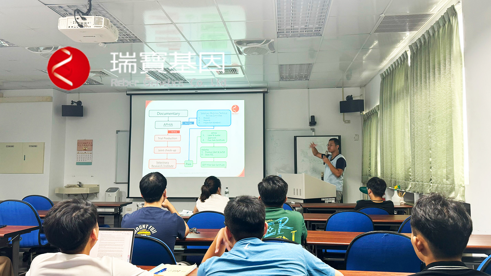 Read more about the article Special Topic: “Domestic and overseas inspection and registration procedures for animal drugs & experience sharing in international business development” presented by Dr. David Lee – Sales Assistant Manager from Reber Genetics Co., Ltd