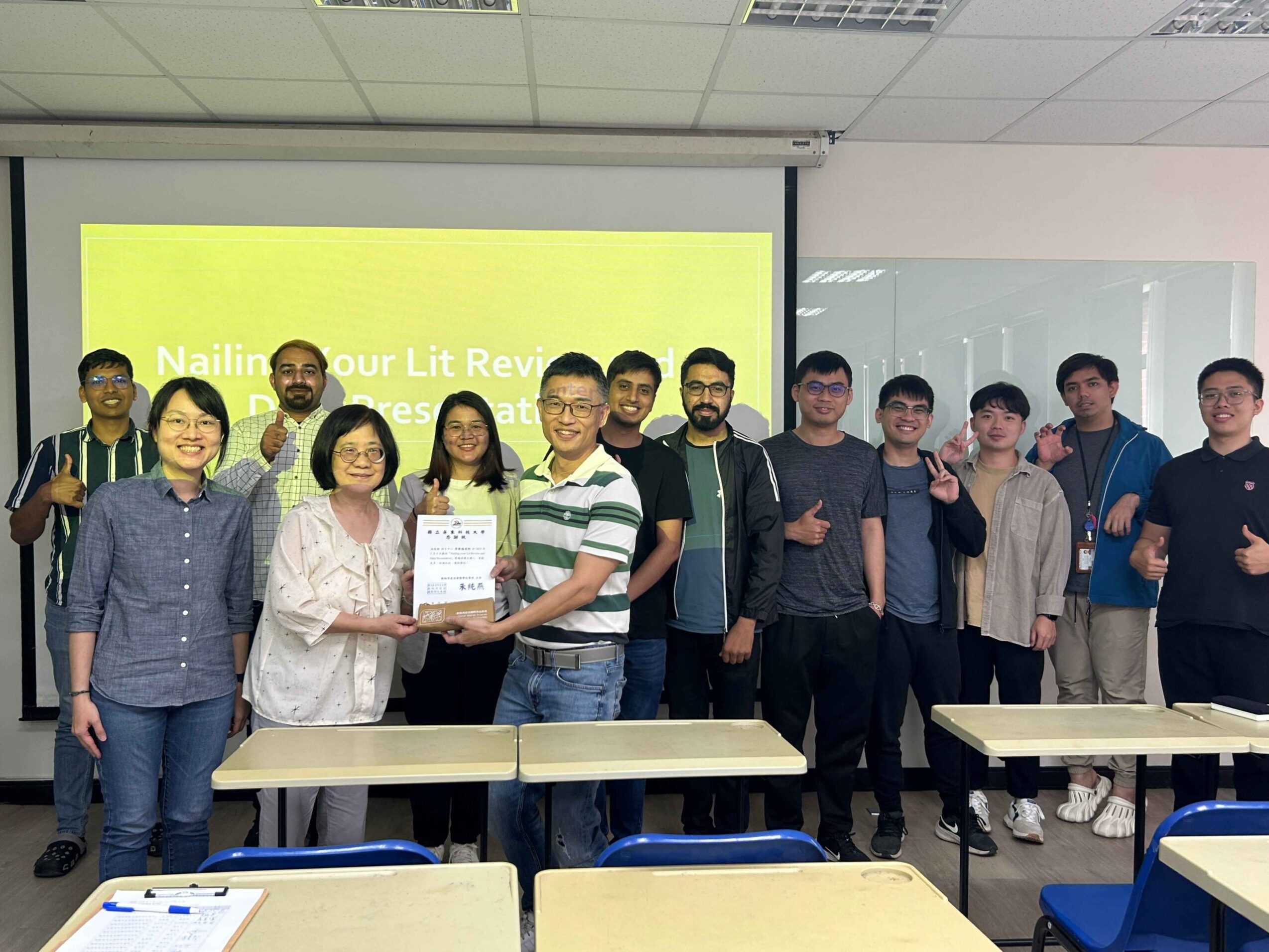 Read more about the article Special Topic: “Nailing Your Literature Review and Data Presentation” presented by Prof. Chun-Yi Lee